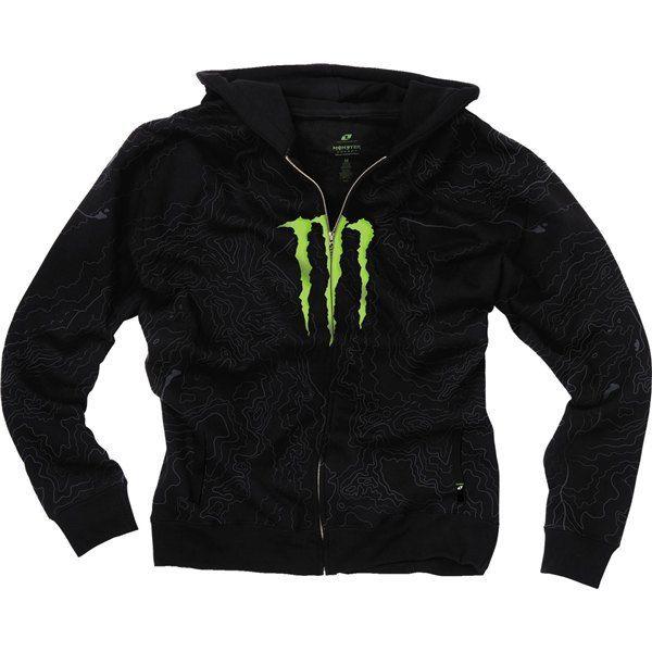 Black one industries monster tektonic zip hoody