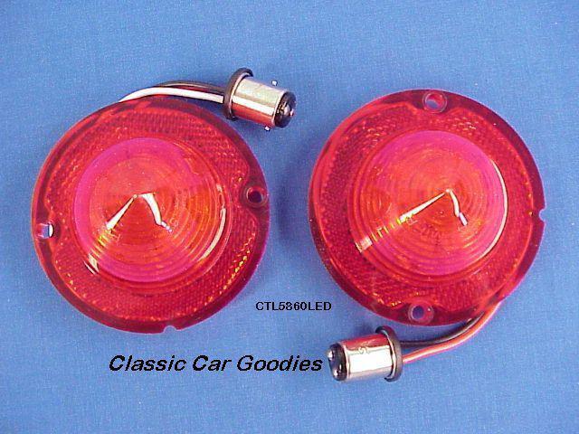 1965-1967 chevy corvette led tail lights 1966 new pair