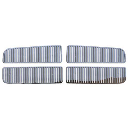 Dodge ram 03-05 bar-style stainless vertical billet front metal grill trim cover