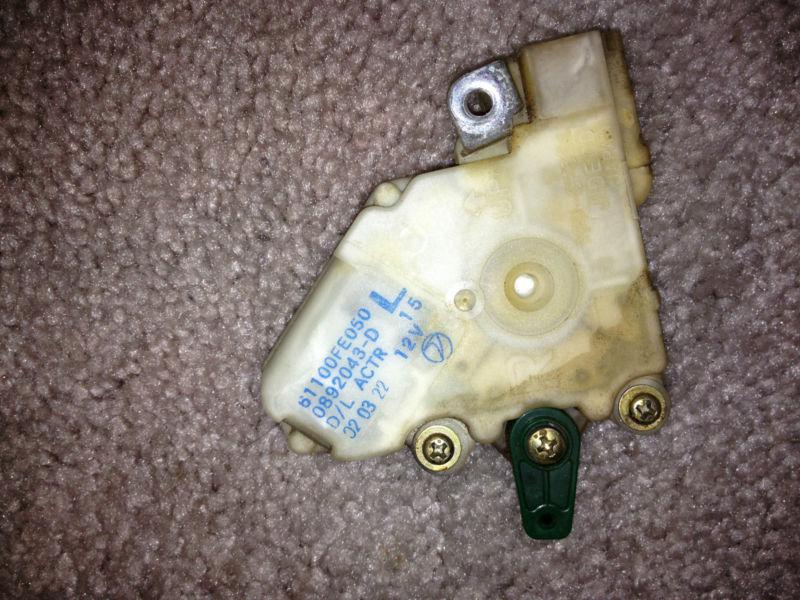 Left rear door power lock actuator subaru impreza wrx 2002 0892043-d