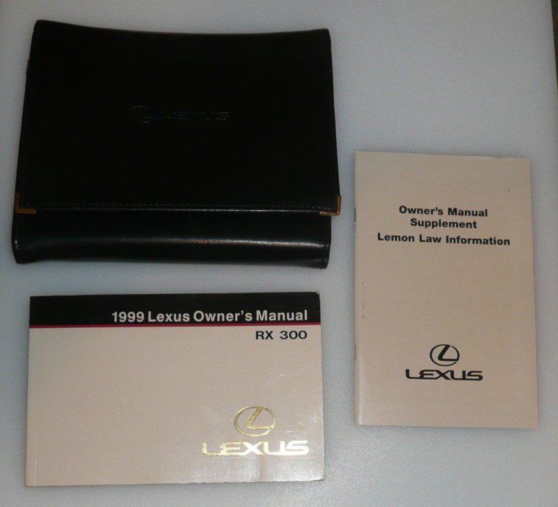 1999 99 lexus rx 300 rx300 factory owners manual … free ship