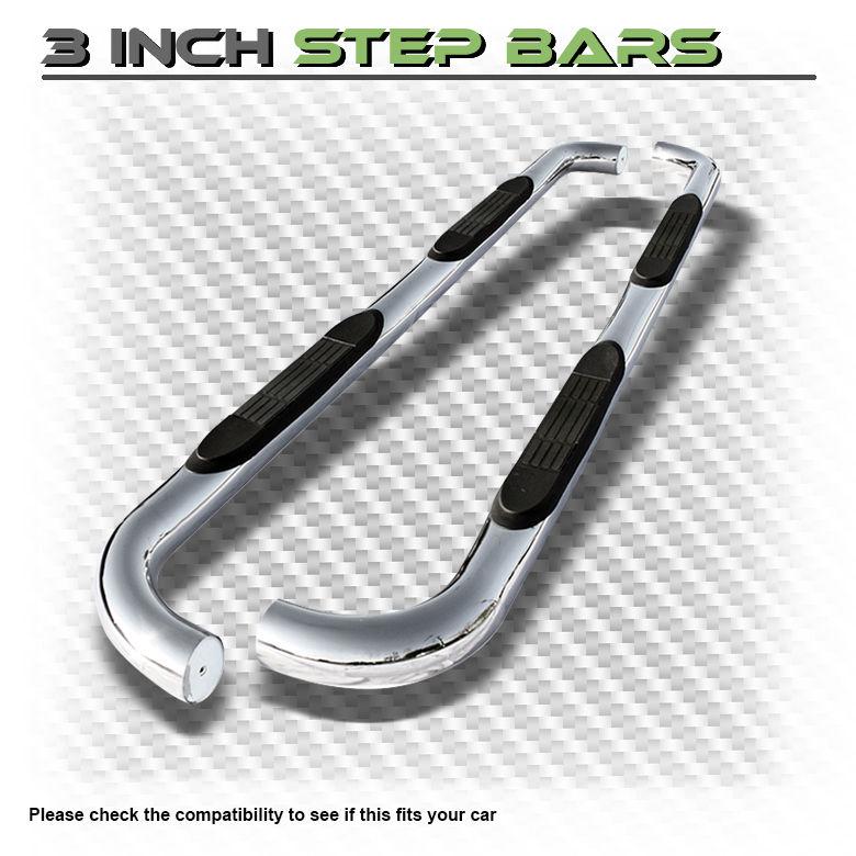 99-05 grand vitara stainless steel 3" side step nerf bars running board