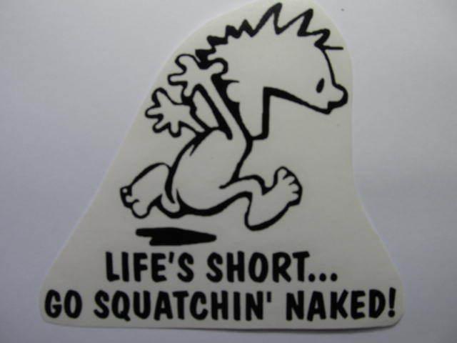 Bigfoot sasquatch go squatchin yeti decal stickers vinyl sticker