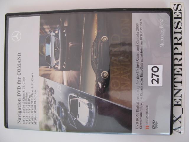 2005 2006 2007 2008 sl sl500 sl550 sl55 sl600 sl65 navigation dvd 0243 map 2009