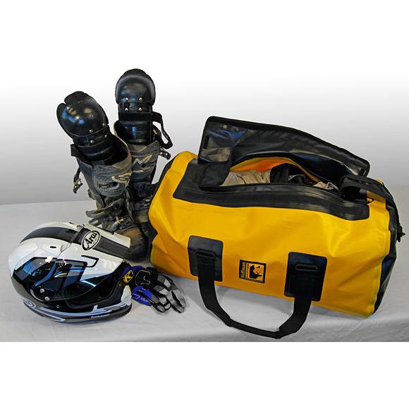 Wolfman luggage wolfy gear bag pack waterproof yellow / black new