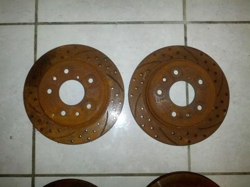 Rx-7 turbo ii rear brake rotors