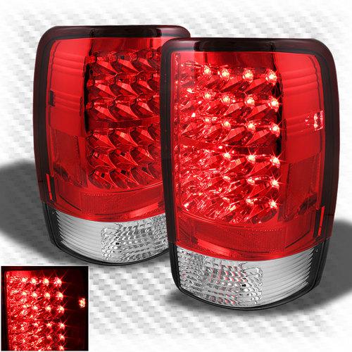 00-06 gmc yukon denali led tail lights lamps rear brake pair taillights new set