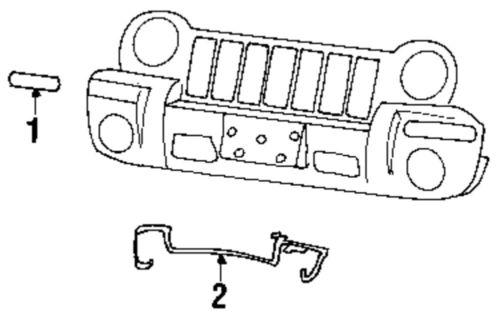 Jeep oem 55155910ac park & side lamp