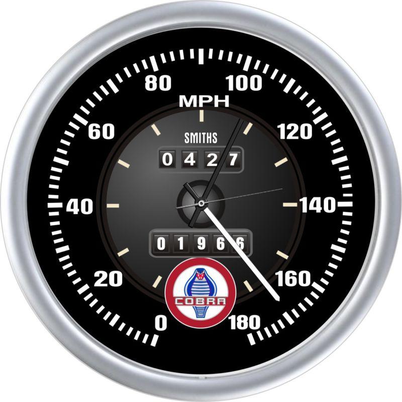 1965 1966 1967 shelby cobra sc ac ace 427 engine 180 mph speedometer 14" clock