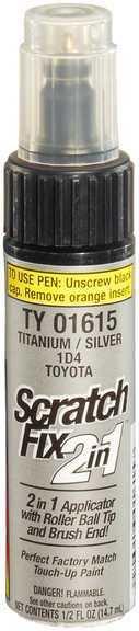 Dupli-color dc ty01615 - touch up paint scratch fix tube - import, toyota