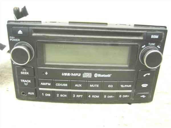 05-10 kia sportage cd single disc mp3 player radio oem