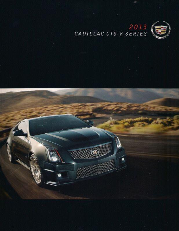 2013 cadillac cts v cts-v premium dealer brochure staple hole sale = savings4u!!