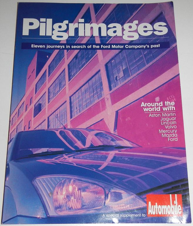 Automobile 2000 ford pilgrimages magazine brochure ft aston martin jaguar ford +