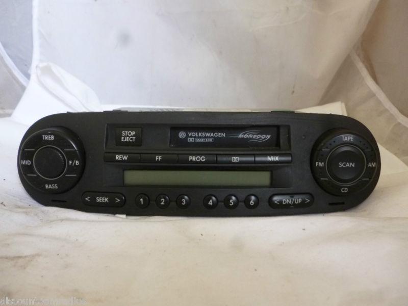 99-04 vw beetle radio cassette player monsoon 1c0035157d oem *