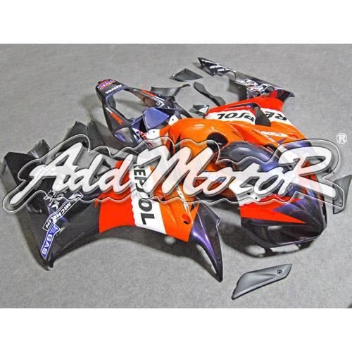 Injection molded fit fireblade cbr1000rr 06 07 orange repsol fairing 16n01