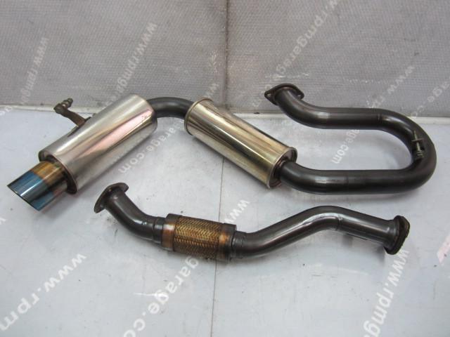 Jdm 91-99 sw20 mr2 turbo 3sgte 5zigen pro racer a-spec exhaust muffler system