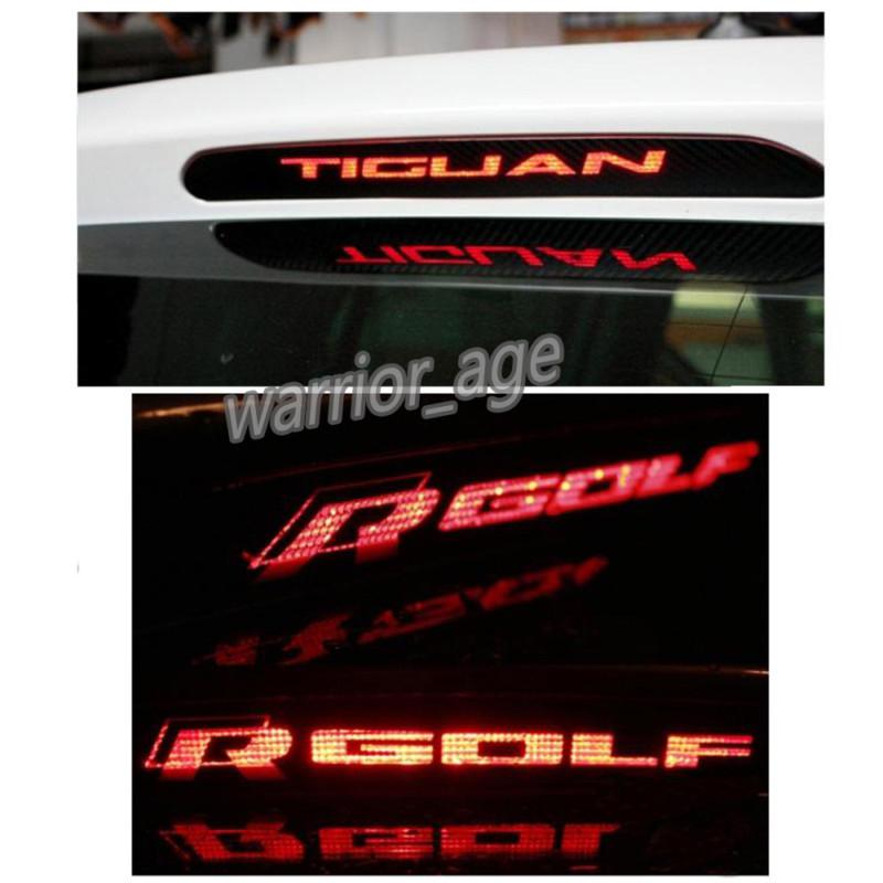 High level stop lamp brake light sticker decal for vw golf r gti 6 mk6 