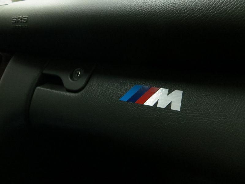 2pcs dashboard badge decal sticker bmw *///m logo*