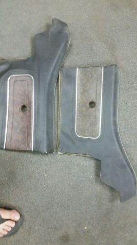 1970 cutlass convertible back seat rear side panels