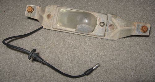 1965 1966 ford galaxie rear bumper license plate lamp assembly