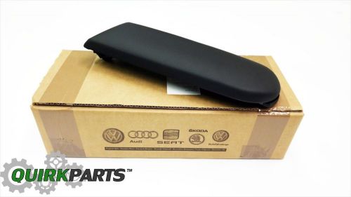 2000-2004 vw volkswagen golf &amp; jetta black armrest console pad 3b0867173kwl oem