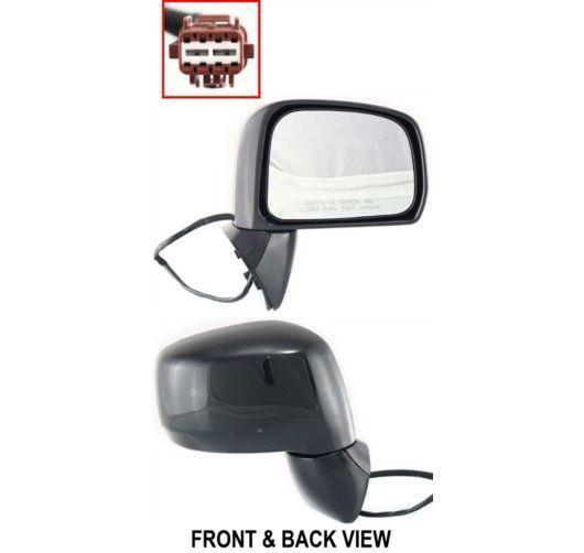 New mirror passenger right side power primered rh hand ni1321200 96301el12b