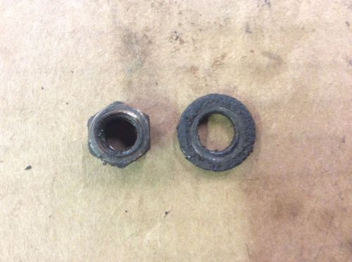 87 88 89 1987 1988 1989 mercedes benz 260e exhaust manifold nut &amp; washer pair