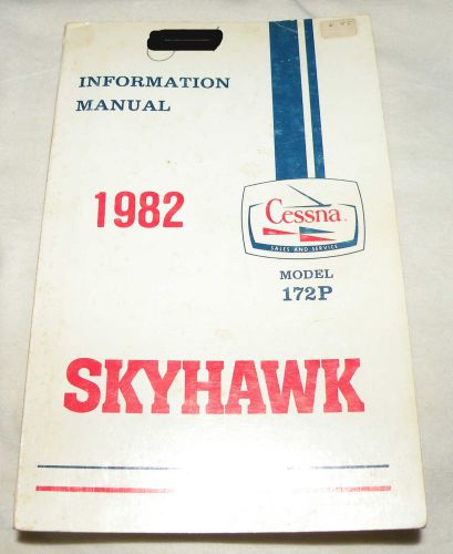 Genuine factory  1980 cessna 172 skyhawk information manual