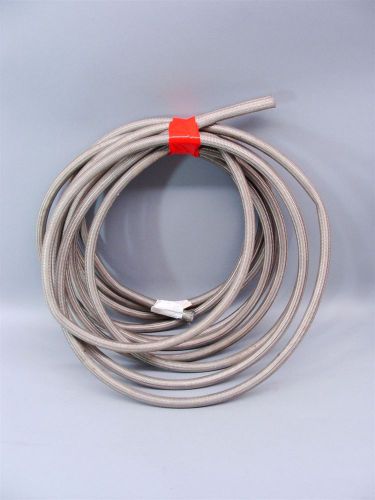 38 feet 5/8&#034; stainless steel braided teflon fuel/oil line