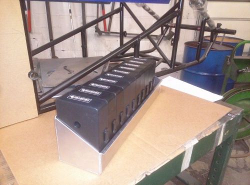 Quick change gear shelf 12 spot tote holder sprint car late model modified