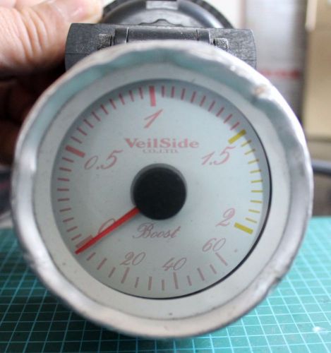 Veilside turbo boost gauge with mounting stay  jdm japan  180sx s13 s14