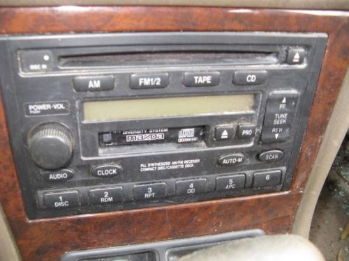 99 00 mazda millenia audio equipment am-fm cassette cd player 5 speaker radio