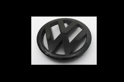 Gloss black front grille emblem badge for vw golf mk6 gti tsi tdi 1.4t 2.0t