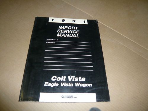 Chrysler colt vista  1991 service manual (eagle vista