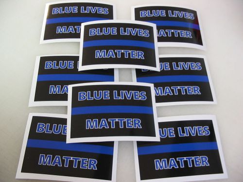 Purchase 16 THIN BLUE LINE BLUE LIVES MATTER Sticker Decal 4 POLICE ...