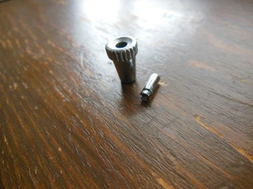 Vintage 1966 - 1982 corvette clock knob with retaining nut