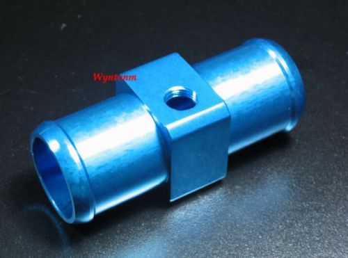 1 5/16 &#034; (34mm) hose connector w/ 1/8&#034; npt port coolant temperature sensor blue