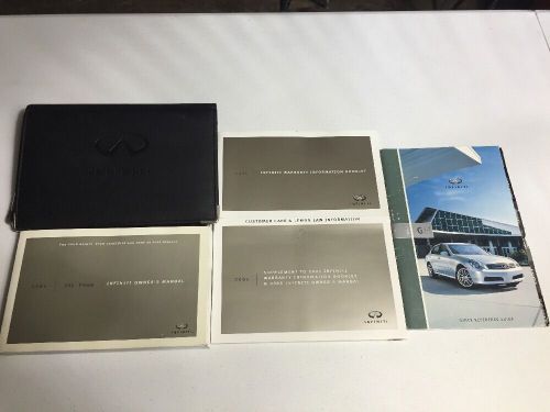 2005 infiniti g35 sedan coupe car owners manual books guide case all models