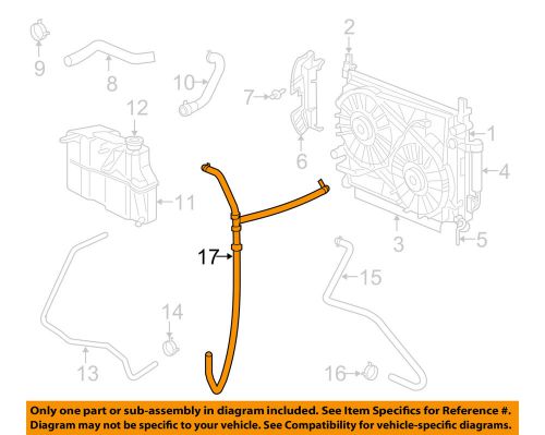 Chrysler oem radiator-heater hose 55038125aa