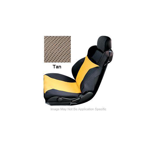 Covercraft seat cover front new black sides tan insert chevy full sv208tn