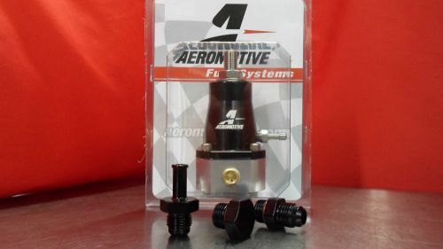 Aeromotive regulator &amp; fitting kit (1) 6-an (1) plug (1) barbed fitting 13129