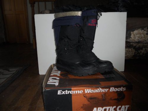 Arctic cat men  expedition black/navy extreme weather boots/sz.7