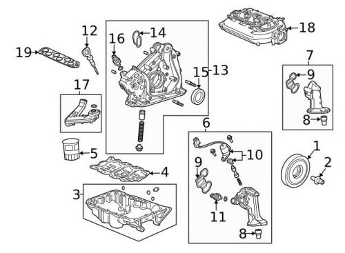 Genuine 2008-2016 honda oil pump gasket 15115-p8a-a01