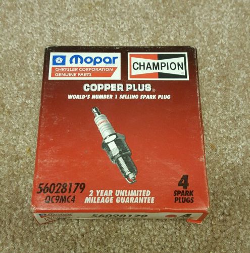 New champion qc9mc4 spark plugs set of 4