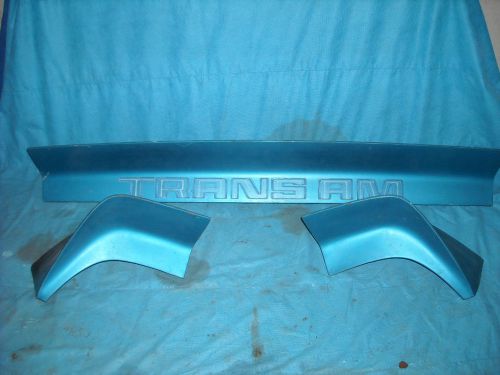 1979 1980 1981 trans am rear spoiler