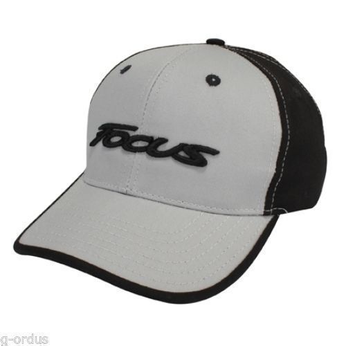 New licensed bold 3d thick embroidered ford focus twill grey and black hat/cap!