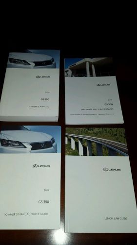 2014 lexus gs350 owners manual