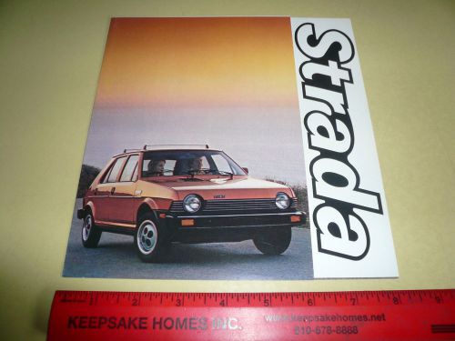 Fiat strata sales brochure - vintage