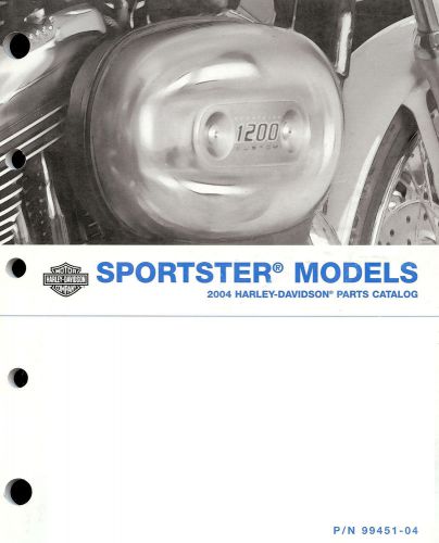 2004 harley-davidson sportster models parts catalog manual -xl883-xl1200