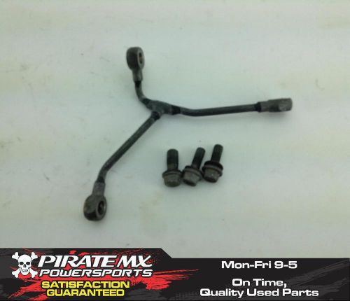 Yamaha yfz450 yfz 450 engine metal oil lines yfz 450 #127 2004